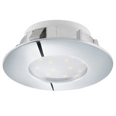 Точечный светильник с арматурой хрома цвета, плафонами белого цвета Eglo 95818