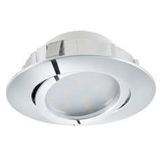 Точечный светильник с арматурой хрома цвета, плафонами белого цвета Eglo 95855