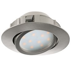 Точечный светильник с арматурой никеля цвета Eglo 95856