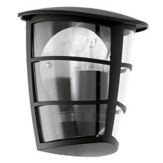 Светильник для уличного освещения с арматурой чёрного цвета, пластиковыми плафонами Eglo 93407
