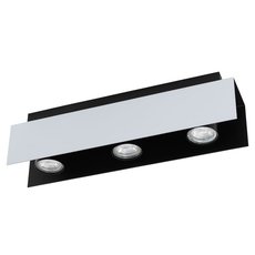 Точечный светильник с металлическими плафонами чёрного цвета Eglo 97396
