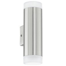 Светильник для уличного освещения с арматурой никеля цвета, плафонами белого цвета Eglo 92736