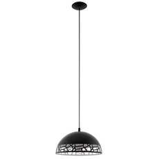Светильник с арматурой чёрного цвета, плафонами чёрного цвета Eglo 97441