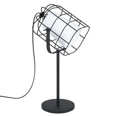 Настольная лампа с арматурой чёрного цвета, плафонами чёрного цвета Eglo 43421