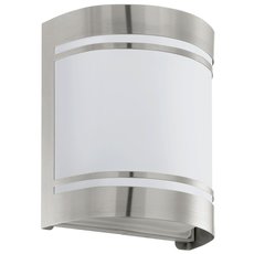 Светильник для уличного освещения с арматурой никеля цвета, плафонами белого цвета Eglo 30191