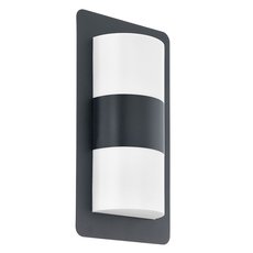 Светильник для уличного освещения с арматурой чёрного цвета, пластиковыми плафонами Eglo 98086