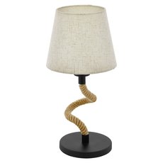 Настольная лампа с текстильными плафонами бежевого цвета Eglo 43199