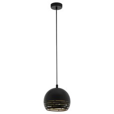 Светильник с арматурой чёрного цвета, металлическими плафонами Eglo 98071