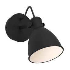 Светильник для ванной комнаты с арматурой чёрного цвета, металлическими плафонами Eglo 900428