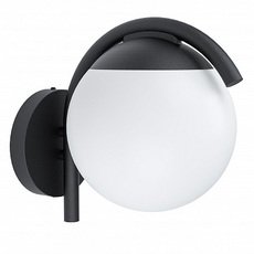 Светильник для уличного освещения с арматурой чёрного цвета, пластиковыми плафонами Eglo 98731