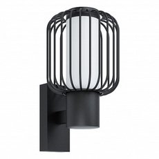 Светильник для уличного освещения с арматурой чёрного цвета, металлическими плафонами Eglo 98721