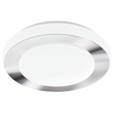 Светильник для ванной комнаты с арматурой никеля цвета, плафонами белого цвета Eglo 95282