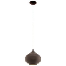 Светильник с арматурой коричневого цвета, металлическими плафонами Eglo 96884