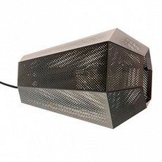Настольная лампа с арматурой чёрного цвета, металлическими плафонами Eglo 43225