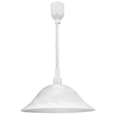 Светильник с стеклянными плафонами белого цвета Eglo 3355