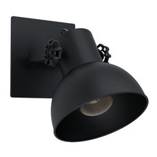 Спот с арматурой чёрного цвета, металлическими плафонами Eglo 43431