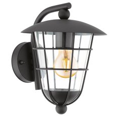 Светильник для уличного освещения с арматурой чёрного цвета, пластиковыми плафонами Eglo 94841