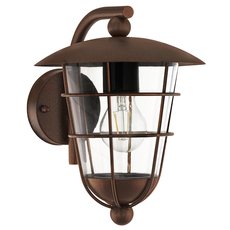 Светильник для уличного освещения с арматурой коричневого цвета, плафонами прозрачного цвета Eglo 94855