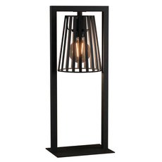 Настольная лампа с металлическими плафонами чёрного цвета Eglo 390005