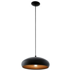 Светильник с арматурой чёрного цвета, металлическими плафонами Eglo 94605