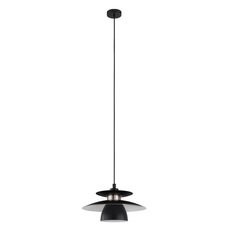 Светильник с металлическими плафонами чёрного цвета Eglo 98735