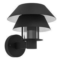 Светильник для уличного освещения с арматурой чёрного цвета, плафонами чёрного цвета Eglo 900287