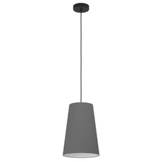 Светильник с арматурой чёрного цвета, плафонами серого цвета Eglo 390135