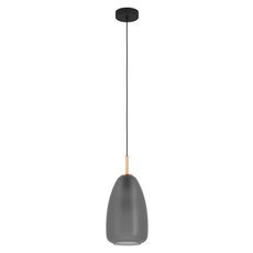 Светильник с арматурой чёрного цвета, плафонами серого цвета Eglo 900506