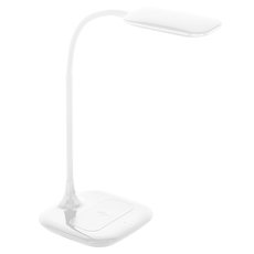 Настольная лампа с арматурой белого цвета, пластиковыми плафонами Eglo 98247