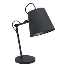 Настольная лампа с арматурой чёрного цвета, плафонами чёрного цвета Eglo 39866
