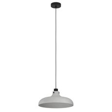 Светильник с арматурой чёрного цвета, плафонами серого цвета Eglo 43825