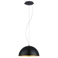 Светильник с арматурой чёрного цвета, металлическими плафонами Eglo 94935