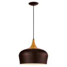 Светильник с арматурой коричневого цвета, плафонами коричневого цвета Eglo 95385