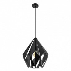 Светильник с арматурой чёрного цвета, металлическими плафонами Eglo 49879