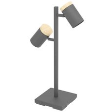 Настольная лампа с арматурой чёрного цвета, плафонами чёрного цвета Eglo 390069