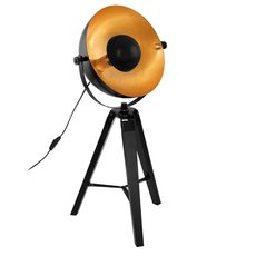 Настольная лампа с арматурой чёрного цвета, металлическими плафонами Eglo 49617