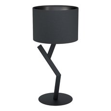 Настольная лампа с арматурой чёрного цвета, плафонами чёрного цвета Eglo 39888