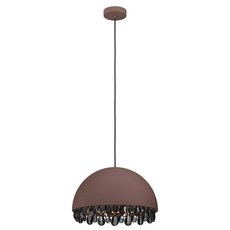 Светильник с арматурой коричневого цвета, металлическими плафонами Eglo 39948