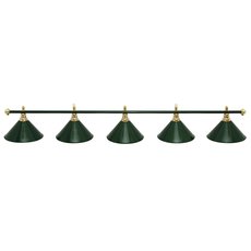 Светильник с плафонами зелёного цвета Fortuna Billiard Equipment 06497