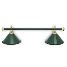 Светильник с плафонами зелёного цвета Fortuna Billiard Equipment 06493