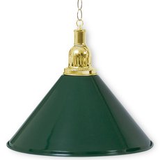 Светильник с плафонами зелёного цвета Fortuna Billiard Equipment 06484