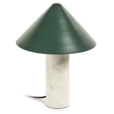 Настольная лампа с плафонами зелёного цвета La Forma 145973
