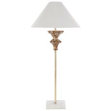 Настольная лампа с арматурой белого цвета Louvre Home L6628-TBL