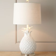 Настольная лампа с арматурой белого цвета Louvre Home 8258