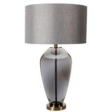 Настольная лампа с плафонами серого цвета Louvre Home LHLTL6017CLM