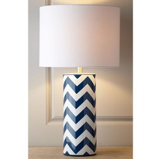 Настольная лампа с арматурой синего цвета Louvre Home LHLTL9248PQS