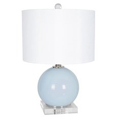 Настольная лампа с арматурой синего цвета Louvre Home LHLTL6016CLM