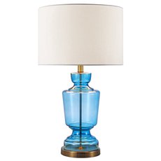 Настольная лампа с арматурой синего цвета Louvre Home LHLTL1774PQS