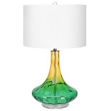 Настольная лампа с арматурой зелёного цвета Louvre Home LHLTL1630CLM