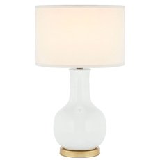 Настольная лампа с арматурой белого цвета Louvre Home P2500TB
